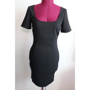 Forever 21 black body con dress